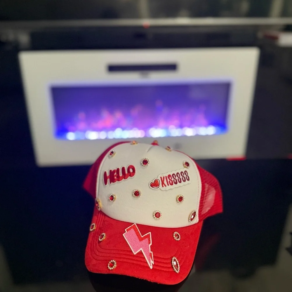 Charming Kids Hat with Butterfly and Ice Cream Design
